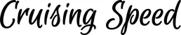 Produktbeispiel Schriftzug - Cruising Speed