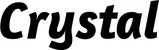 Produktbeispiel Schriftzug - Crystal