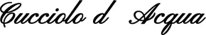 Produktbeispiel Schriftzug - Cucciolo d’Acqua