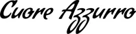 Produktbeispiel Schriftzug - Cuore Azzurro