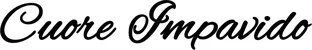 Produktbeispiel Schriftzug - Cuore Impavido