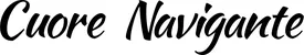 Produktbeispiel Schriftzug - Cuore Navigante