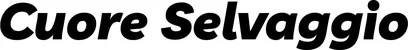 Produktbeispiel Schriftzug - Cuore Selvaggio