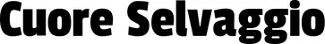Produktbeispiel Schriftzug - Cuore Selvaggio