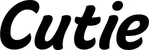 Produktbeispiel Schriftzug - Cutie