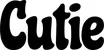 Produktbeispiel Schriftzug - Cutie