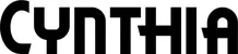 Produktbeispiel Schriftzug - Cynthia