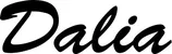 Produktbeispiel Schriftzug - Dalia
