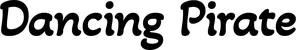 Produktbeispiel Schriftzug - Dancing Pirate