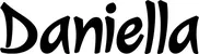 Produktbeispiel Schriftzug - Daniella