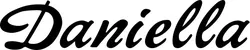 Produktbeispiel Schriftzug - Daniella
