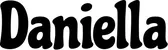 Produktbeispiel Schriftzug - Daniella