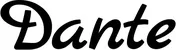 Produktbeispiel Schriftzug - Dante