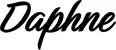 Produktbeispiel Schriftzug - Daphne