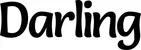 Produktbeispiel Schriftzug - Darling