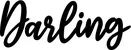 Produktbeispiel Schriftzug - Darling