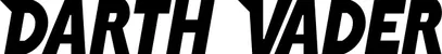 Produktbeispiel Schriftzug - Darth Vader