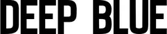 Produktbeispiel Schriftzug - Deep Blue