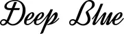 Produktbeispiel Schriftzug - Deep Blue