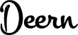 Produktbeispiel Schriftzug - Deern