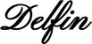 Produktbeispiel Schriftzug - Delfin