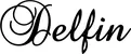 Produktbeispiel Schriftzug - Delfin