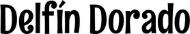 Produktbeispiel Schriftzug - Delfín Dorado