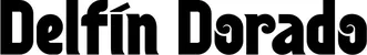 Produktbeispiel Schriftzug - Delfín Dorado