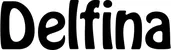Produktbeispiel Schriftzug - Delfina