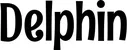 Produktbeispiel Schriftzug - Delphin