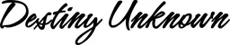 Produktbeispiel Schriftzug - Destiny Unknown