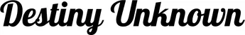 Produktbeispiel Schriftzug - Destiny Unknown