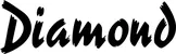 Produktbeispiel Schriftzug - Diamond