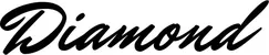 Produktbeispiel Schriftzug - Diamond