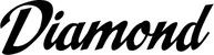 Produktbeispiel Schriftzug - Diamond