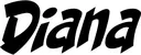 Produktbeispiel Schriftzug - Diana