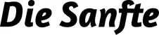 Produktbeispiel Schriftzug - Die Sanfte