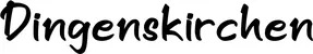 Produktbeispiel Schriftzug - Dingenskirchen