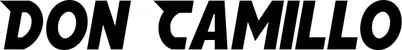Produktbeispiel Schriftzug - Don Camillo