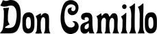 Produktbeispiel Schriftzug - Don Camillo