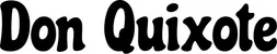 Produktbeispiel Schriftzug - Don Quixote