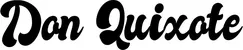 Produktbeispiel Schriftzug - Don Quixote
