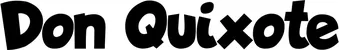 Produktbeispiel Schriftzug - Don Quixote