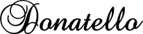Produktbeispiel Schriftzug - Donatello