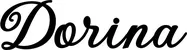 Produktbeispiel Schriftzug - Dorina