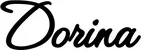 Produktbeispiel Schriftzug - Dorina