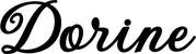 Produktbeispiel Schriftzug - Dorine