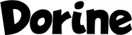 Produktbeispiel Schriftzug - Dorine