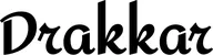 Produktbeispiel Schriftzug - Drakkar
