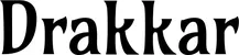 Produktbeispiel Schriftzug - Drakkar